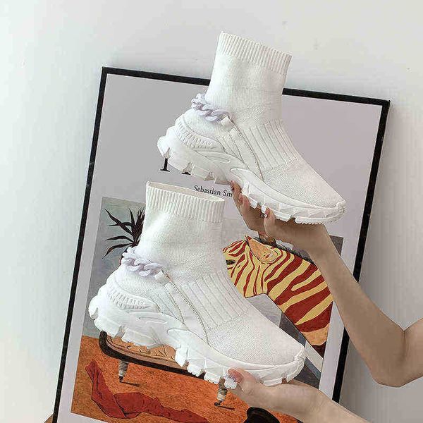 designer boots new spring and autumn casual women's thick soled solid color mesh woven shoes high sports socks vulcanized 220815, Black
designer boots new spring and autumn casual women's thick soled solid color mesh woven shoes high sports socks vulcanized 220815, Black