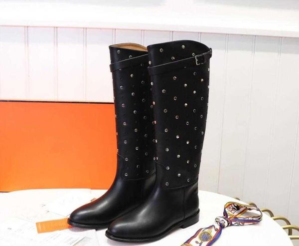boots 2021 luxury designer jumping boot women boots classic fashion outdoor high flat-bottomed riding bootes, Black
boots 2021 luxury designer jumping boot women boots classic fashion outdoor high flat-bottomed riding bootes, Black