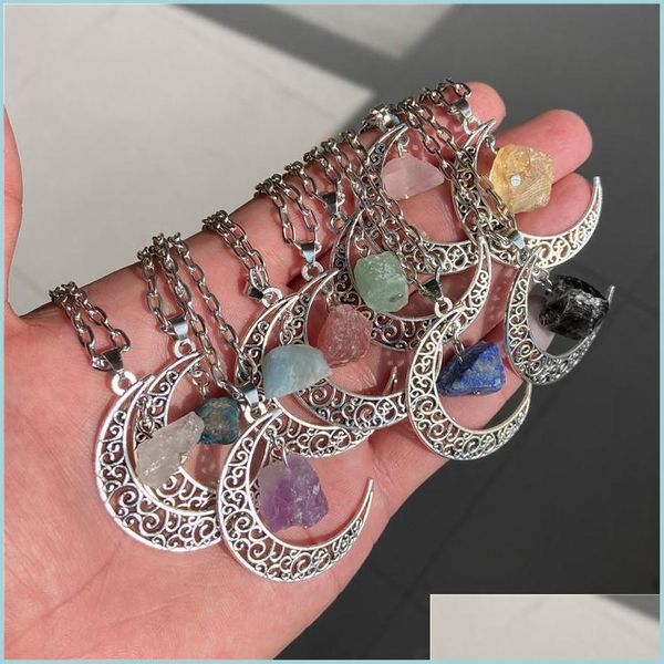 pendant necklaces natural crystal reiki stone retro moon pendant necklace geometric faith healing quartz chain necklaces je mjfashion dhtk8, Silver
pendant necklaces natural crystal reiki stone retro moon pendant necklace geometric faith healing quartz chain necklaces je mjfashion dhtk8, Silver