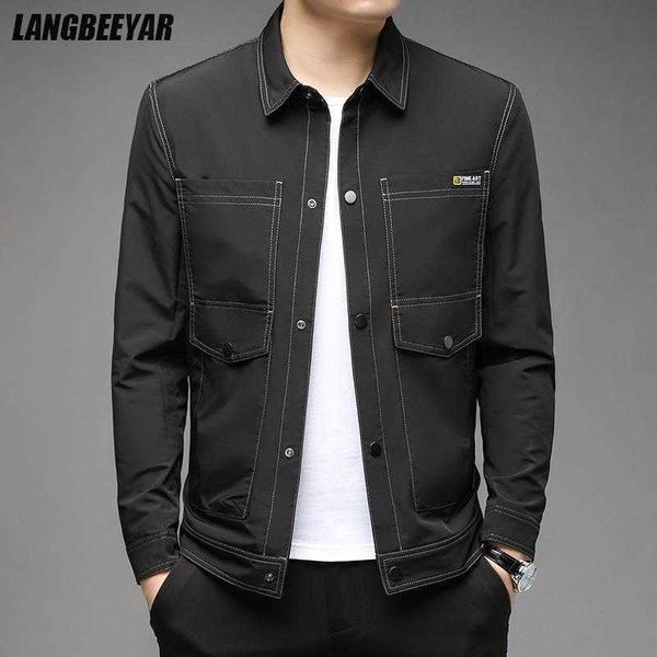 grade new brand casual fashion designer slim fit korean style autumn coats and jackets men windbreaker mens clothes 2022, Black;brown
grade new brand casual fashion designer slim fit korean style autumn coats and jackets men windbreaker mens clothes 2022, Black;brown