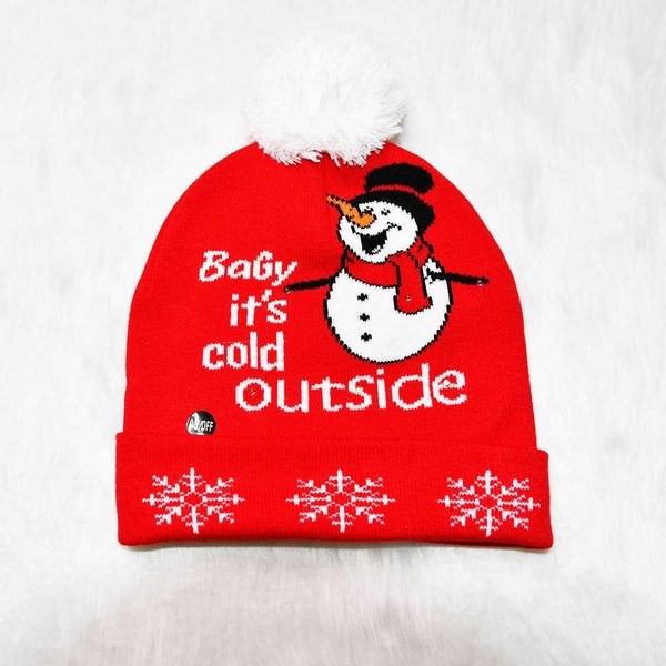 new children's christmas hat colorful luminous knitting high-end flanging christmas decorations, Golden;white
new children's christmas hat colorful luminous knitting high-end flanging christmas decorations, Golden;white