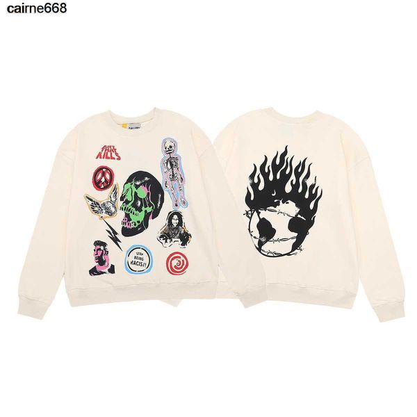 dsigner men's hoodies long sweatshirts fashion brand galery dept skull flame color print cotton round neck, Black
dsigner men's hoodies long sweatshirts fashion brand galery dept skull flame color print cotton round neck, Black