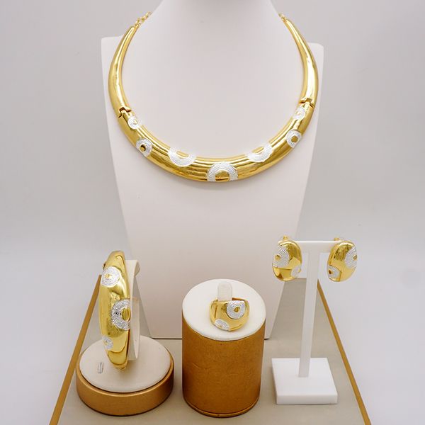 wedding jewelry sets dubai gold necklace banquet woman bracelet earrings 220929, Slivery;golden
wedding jewelry sets dubai gold necklace banquet woman bracelet earrings 220929, Slivery;golden