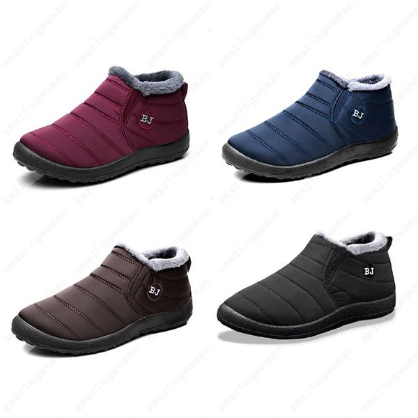lovers' anti-skid waterproof cotton boots snow boots mens and womens winter shoes, Black
lovers' anti-skid waterproof cotton boots snow boots mens and womens winter shoes, Black