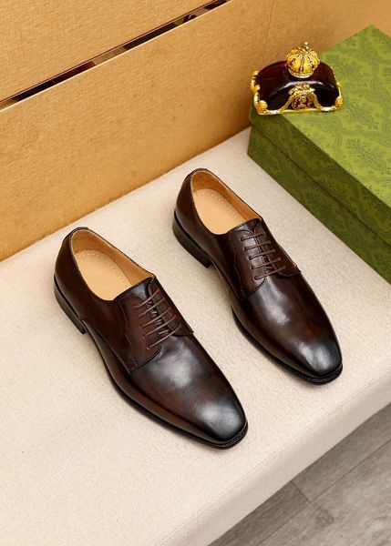 men wedding breathable party dress shoes men's genuine leather brand formal business oxfords size 38-45, Black
men wedding breathable party dress shoes men's genuine leather brand formal business oxfords size 38-45, Black
