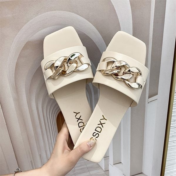 slippers cute big size women summer slipper square toe chain slip on flat slide sandals beach flip flops casual shoe ladies 220930, Black
slippers cute big size women summer slipper square toe chain slip on flat slide sandals beach flip flops casual shoe ladies 220930, Black
