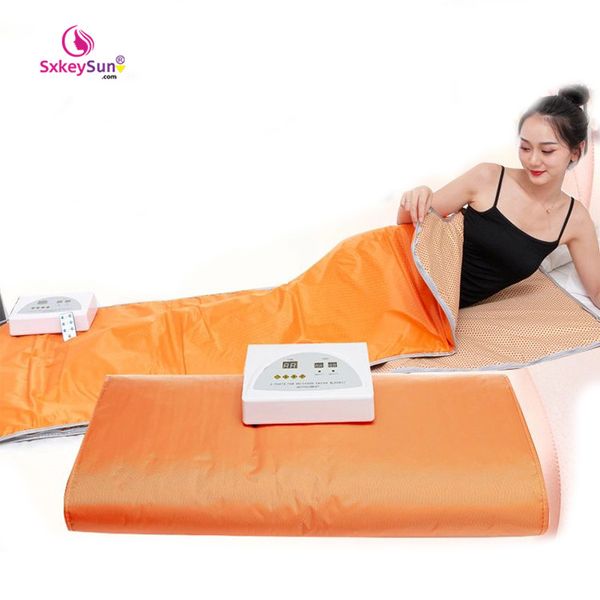 home beauty blankets far-infrared sauna blanket stretchable hand sleeve design digital thermal used for body shaper sliming 2022
home beauty blankets far-infrared sauna blanket stretchable hand sleeve design digital thermal used for body shaper sliming 2022