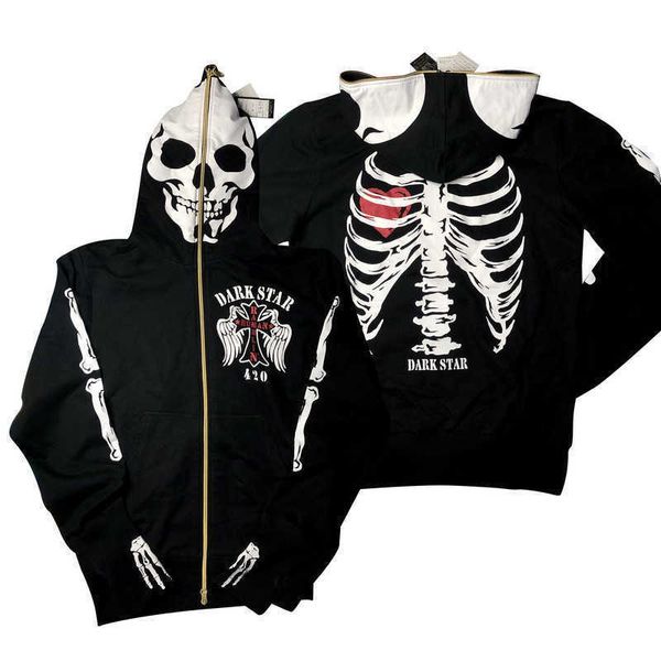 women's hoodies sweatshirts y2k gothic zipper oversized hoodies retro skull print streetwear sweatshirt women winter hip hop graffiti z, Black
women's hoodies sweatshirts y2k gothic zipper oversized hoodies retro skull print streetwear sweatshirt women winter hip hop graffiti z, Black