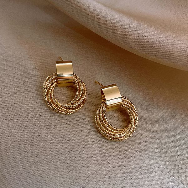 retro metallic gold color multiple small circle pendant studs 2022 new jewelry fashion wedding party earrings for woman, Golden;silver
retro metallic gold color multiple small circle pendant studs 2022 new jewelry fashion wedding party earrings for woman, Golden;silver