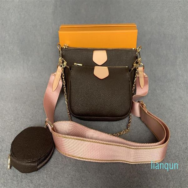 new women favorite genuine leather fashion handbags multi pochette accessoires purses flower mini pochette 3pcs crossbody bag shou2368, Red;black
new women favorite genuine leather fashion handbags multi pochette accessoires purses flower mini pochette 3pcs crossbody bag shou2368, Red;black