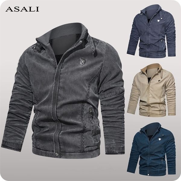 mens jackets men casual windbreaker autumn winter vintage fleece bomber jacket men outerwear fashion casual motorcycle cargo jackets men 220, Black;brown
mens jackets men casual windbreaker autumn winter vintage fleece bomber jacket men outerwear fashion casual motorcycle cargo jackets men 220, Black;brown