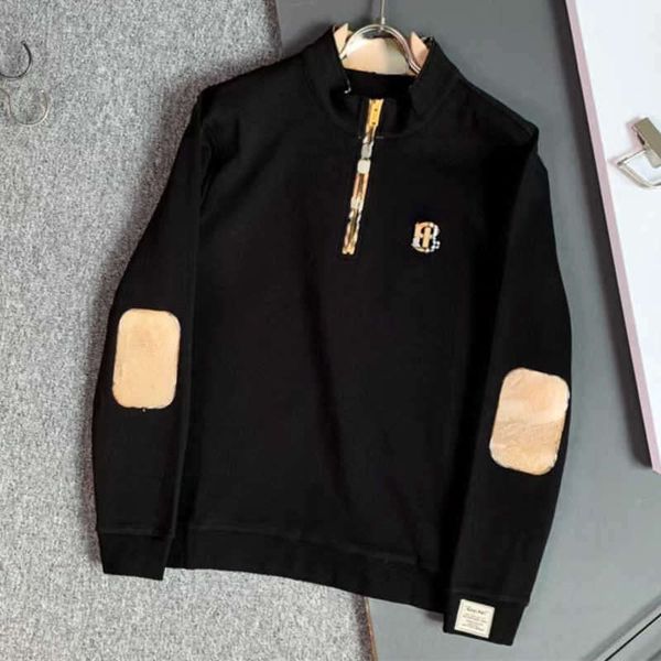 mens pullover sweater designer hoodie burb zipper stand collar polo shirt man sweatshirt tb 3d embroidered business casual, Black
mens pullover sweater designer hoodie burb zipper stand collar polo shirt man sweatshirt tb 3d embroidered business casual, Black