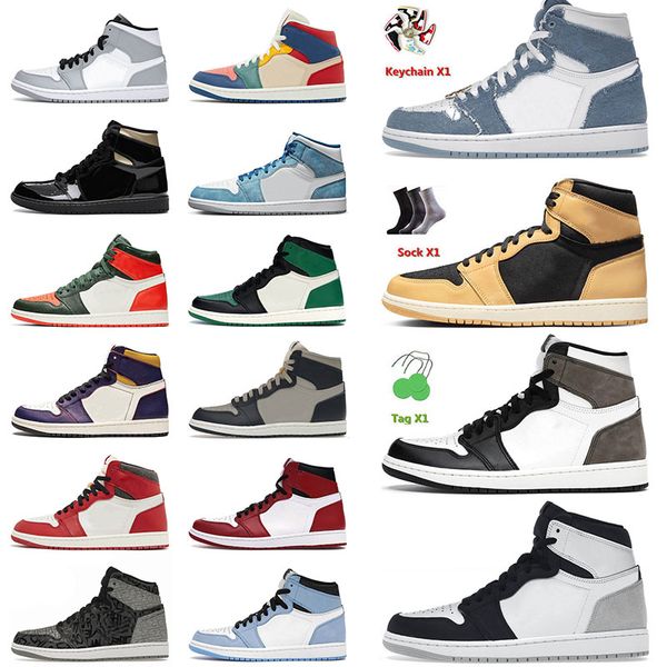 authentic og jumpman 1 1s basketball shoes high denim heirloom denim bred patent hyper royal pine green twist black white outdoor athletic t, White;red
authentic og jumpman 1 1s basketball shoes high denim heirloom denim bred patent hyper royal pine green twist black white outdoor athletic t, White;red