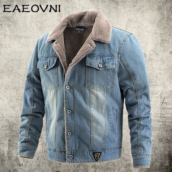mens jackets eaeovni winter warm denim jacket men fleece lined jean jacket coat thick outwear coat streetwear bomber jacket mens clothing 22, Black;brown
mens jackets eaeovni winter warm denim jacket men fleece lined jean jacket coat thick outwear coat streetwear bomber jacket mens clothing 22, Black;brown