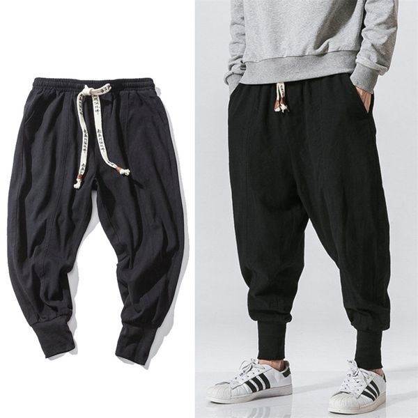 mens pants chinese style harem streetwear casual joggers cotton linen sweatpants anklelength trousers m5xl 220929, Black
mens pants chinese style harem streetwear casual joggers cotton linen sweatpants anklelength trousers m5xl 220929, Black