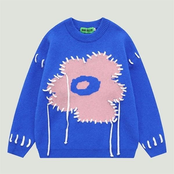 men's sweaters hip hop knitted jumper mens harajuku flower graphic drawstring autumn streetwear fashion casual pullovers 220930, White;black
men's sweaters hip hop knitted jumper mens harajuku flower graphic drawstring autumn streetwear fashion casual pullovers 220930, White;black