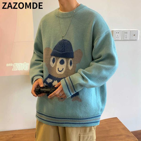 men's sweaters zazomde cartoon sweaters men loose vintage harajuku simple soft comfortable autumn winter warm pullovers couples knitted, White;black
men's sweaters zazomde cartoon sweaters men loose vintage harajuku simple soft comfortable autumn winter warm pullovers couples knitted, White;black