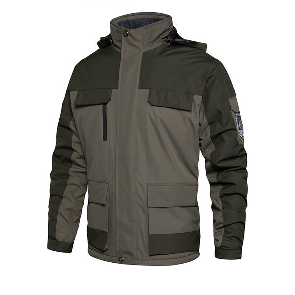 warm thicken men parkas jacket waterproof outdoor hooded coats mens casual velvet windbreaker jackets outwear overcoat clothing, Black;brown
warm thicken men parkas jacket waterproof outdoor hooded coats mens casual velvet windbreaker jackets outwear overcoat clothing, Black;brown
