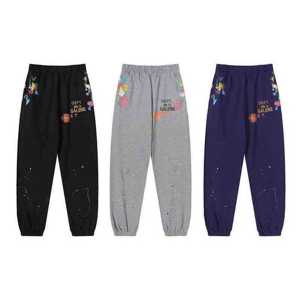 men's jeans fashion galleryes casual pants dept brand american spring autumn style distinctive hand-painted terry male female students, Black
men's jeans fashion galleryes casual pants dept brand american spring autumn style distinctive hand-painted terry male female students, Black