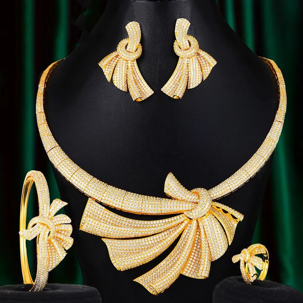 wedding jewelry sets missvikki luxury ribbon bowknots african for women cubic zirconia dubai bridal set party gift 220929, Slivery;golden
wedding jewelry sets missvikki luxury ribbon bowknots african for women cubic zirconia dubai bridal set party gift 220929, Slivery;golden