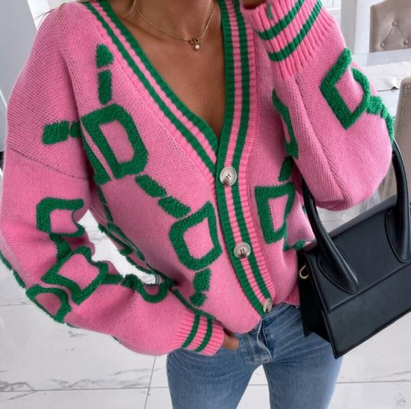 women sweaters luxury ggity loose knitted cardigan casual sweater coat v-neck outerwear y2k new, White;black
women sweaters luxury ggity loose knitted cardigan casual sweater coat v-neck outerwear y2k new, White;black
