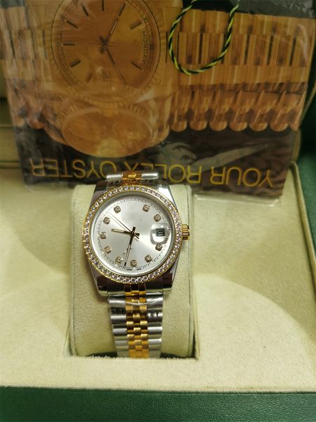 with original box mens automatic mechanical watches 41mm full stainless steel new style clasp swimming couples wristwatches waterproof lumin, Slivery;brown
with original box mens automatic mechanical watches 41mm full stainless steel new style clasp swimming couples wristwatches waterproof lumin, Slivery;brown