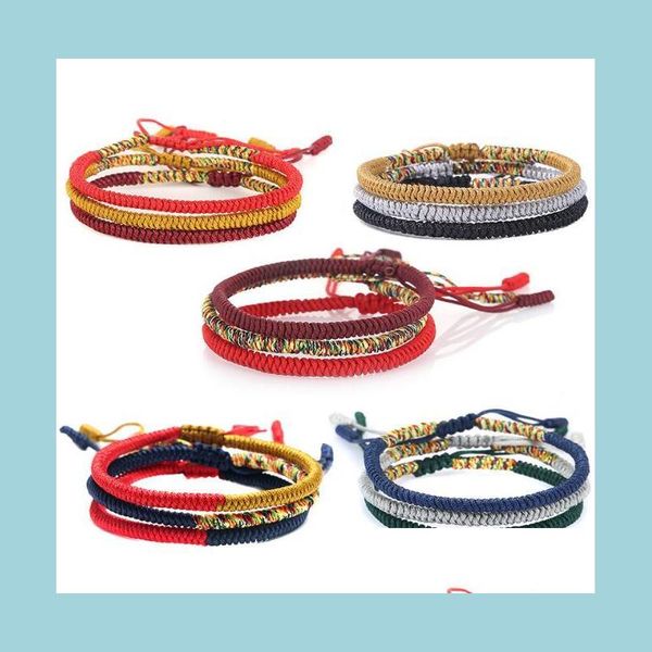 charm bracelets jln mti-colors tibetan buddhist bracelet handmade knots cotton rope lucky buddhism charm for man and woman drop deliv dhdgt, Golden;silver
charm bracelets jln mti-colors tibetan buddhist bracelet handmade knots cotton rope lucky buddhism charm for man and woman drop deliv dhdgt, Golden;silver