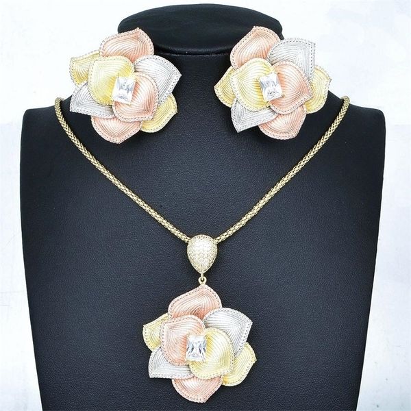 wedding jewelry sets ness big flower floral fashion luxury super aaa cubic zirconia indian women engagement big earring necklace set 220929, Slivery;golden
wedding jewelry sets ness big flower floral fashion luxury super aaa cubic zirconia indian women engagement big earring necklace set 220929, Slivery;golden