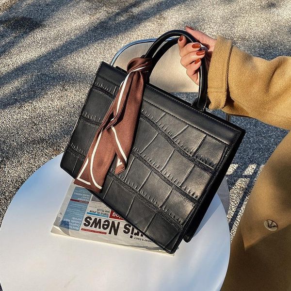 evening bags stone pattern ribbon totes women shoulder bag luxury pu leather women's handbag high capacity crocodile crossbody for
evening bags stone pattern ribbon totes women shoulder bag luxury pu leather women's handbag high capacity crocodile crossbody for