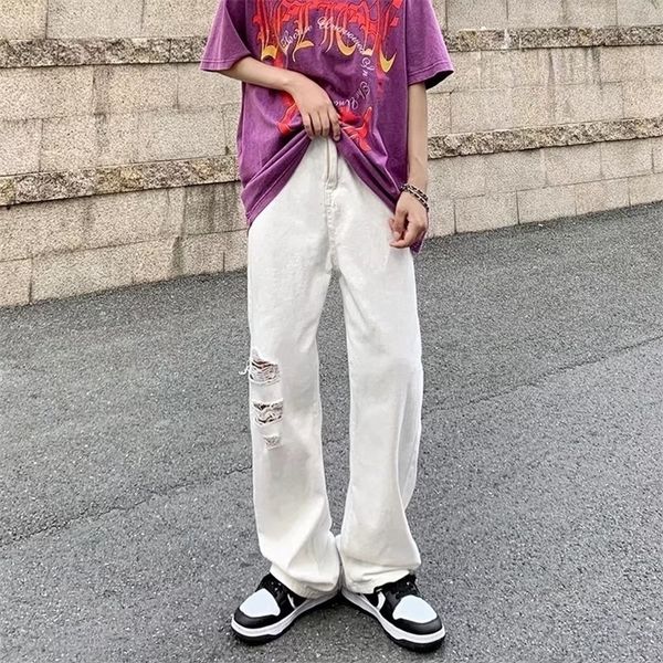 mens jeans fashion ripped hole white baggy men hip hop jeans pants straight loose y2k clothes women casual denim trousers ropa hombre 220930, Blue
mens jeans fashion ripped hole white baggy men hip hop jeans pants straight loose y2k clothes women casual denim trousers ropa hombre 220930, Blue