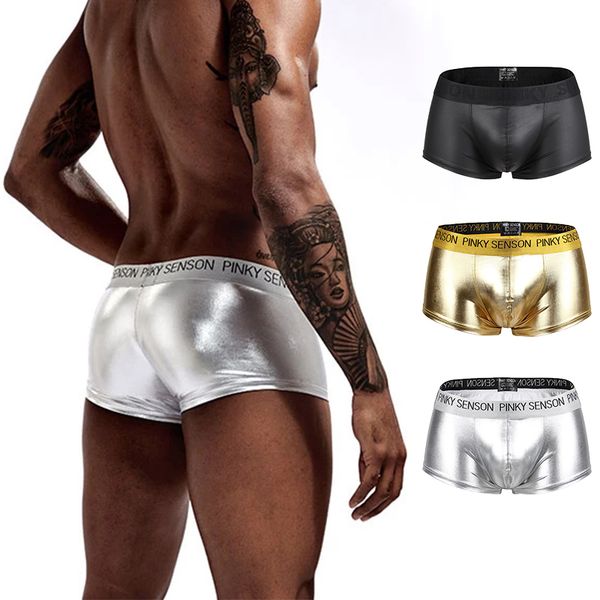 briefs panties snake skin leather mens underwear boxers brand open front crotchless boxer shorts men u convex low waist male underpants 2209, Red;black
briefs panties snake skin leather mens underwear boxers brand open front crotchless boxer shorts men u convex low waist male underpants 2209, Red;black