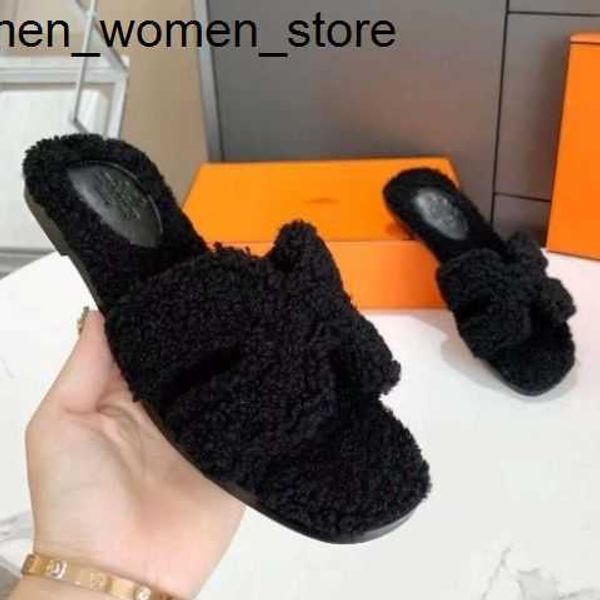 designer h slippers teddy wool slipper women shoes straight line slide fluffy flat bottoms autumn winter versatile roman style, Black
designer h slippers teddy wool slipper women shoes straight line slide fluffy flat bottoms autumn winter versatile roman style, Black