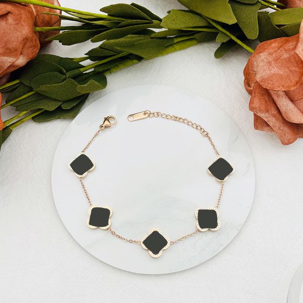 fashion classic four leaf clover charm bracelets bangle chain 18k gold agate shell of pearl for women girl wedding mother day jewelry woman, Golden;silver
fashion classic four leaf clover charm bracelets bangle chain 18k gold agate shell of pearl for women girl wedding mother day jewelry woman, Golden;silver