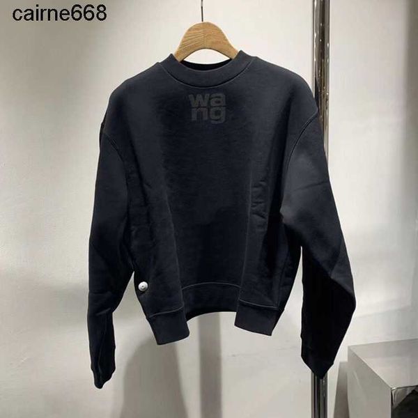 dsigner women's new hoodies sweatshirts aw round neck foaming letter printing short pullover plush women's three color autumn top, Black
dsigner women's new hoodies sweatshirts aw round neck foaming letter printing short pullover plush women's three color autumn top, Black