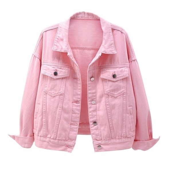 women s jackets denim jacket spring autumn short coat pink jean casual purple yellow white loose lady outerwear kw02 220929, Black;brown
women s jackets denim jacket spring autumn short coat pink jean casual purple yellow white loose lady outerwear kw02 220929, Black;brown