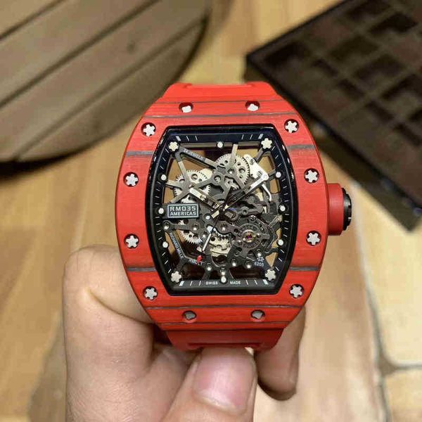 luxury mens mechanical watch richa milles wrist business leisure rm035 automatic mechanical carbon fiber tape men siwss movement epsn, Slivery;golden
luxury mens mechanical watch richa milles wrist business leisure rm035 automatic mechanical carbon fiber tape men siwss movement epsn, Slivery;golden