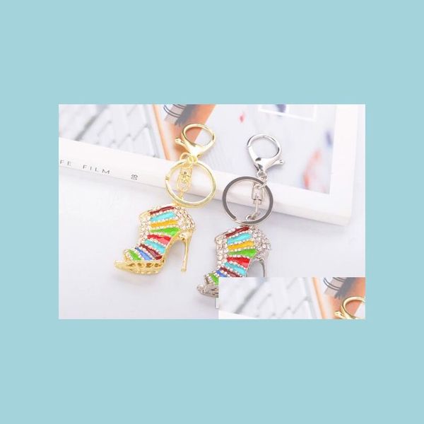 key rings stainless steel gold color crystal high heel key chain for women girls fashion jewelry 4 colors luxury zircon keychains dro dhpmy, Slivery;golden
key rings stainless steel gold color crystal high heel key chain for women girls fashion jewelry 4 colors luxury zircon keychains dro dhpmy, Slivery;golden