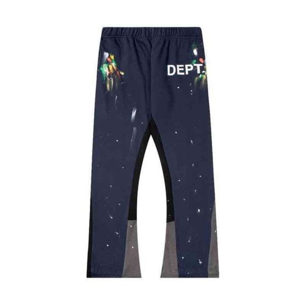 men's jeans galleries dept designer sweatpants sports pants fashion hand-painted splicing casual high gram weight pure cotton terry loo, Black
men's jeans galleries dept designer sweatpants sports pants fashion hand-painted splicing casual high gram weight pure cotton terry loo, Black