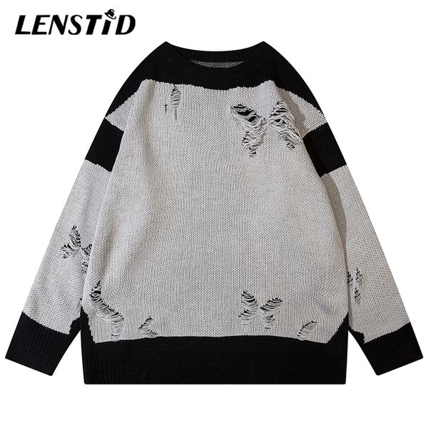men's sweaters lenstid autumn men oversized knitted jumper hip hop ripped bow patchwork streetwear harajuku fashion casual pullovers 22, White;black
men's sweaters lenstid autumn men oversized knitted jumper hip hop ripped bow patchwork streetwear harajuku fashion casual pullovers 22, White;black