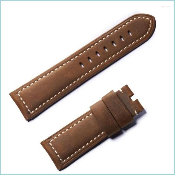 

watch bands watch bands reef tiger/rt mens black brown leather strap with buckle for sport watches band men rga3503 rga3532 watches2022 dhrw