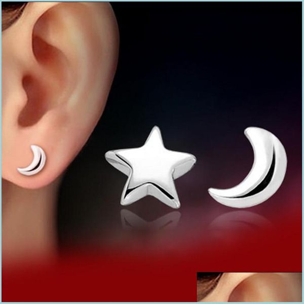 stud earrings beautifly fashion accessories 1 pair 925 sier plated moon star stud drop delivery 2021 jewelry mjfashion dh1kx, Golden;silver
stud earrings beautifly fashion accessories 1 pair 925 sier plated moon star stud drop delivery 2021 jewelry mjfashion dh1kx, Golden;silver