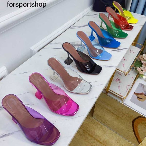 luxury designer slippers amina muaddi sandals women sunflower crystal wine glass heel high heels transparent pvc temperament slipper, Black
luxury designer slippers amina muaddi sandals women sunflower crystal wine glass heel high heels transparent pvc temperament slipper, Black