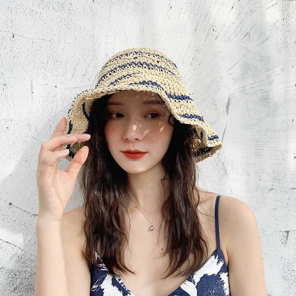 summer women foldable hand-woven retro elegant big wide brim anti-uv sun floppy s straw beach hat 0929, Blue;gray
summer women foldable hand-woven retro elegant big wide brim anti-uv sun floppy s straw beach hat 0929, Blue;gray