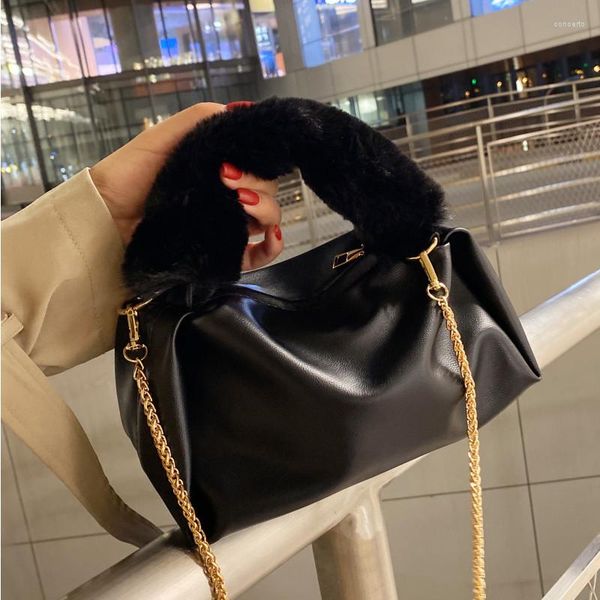evening bags small leather women's shoulder bag handle tote metal chain handbags female casual all match crossbody messenger
evening bags small leather women's shoulder bag handle tote metal chain handbags female casual all match crossbody messenger