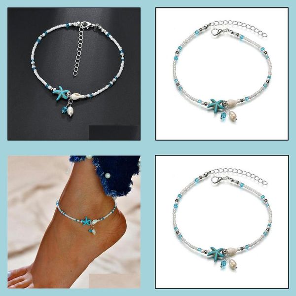 anklets boho freshwater pearl charm anklets women barefoot sandals beads ankle bracelet summer beach starfish foot jewelry mjfashion dhwf2, Red;blue
anklets boho freshwater pearl charm anklets women barefoot sandals beads ankle bracelet summer beach starfish foot jewelry mjfashion dhwf2, Red;blue