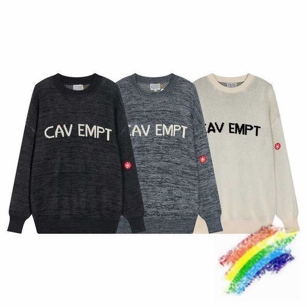 men's sweaters 2022fw cavempt c.e sweater men women black gray apricot knitted sweater cav empt sweaters sweatshirts t220928, White;black
men's sweaters 2022fw cavempt c.e sweater men women black gray apricot knitted sweater cav empt sweaters sweatshirts t220928, White;black