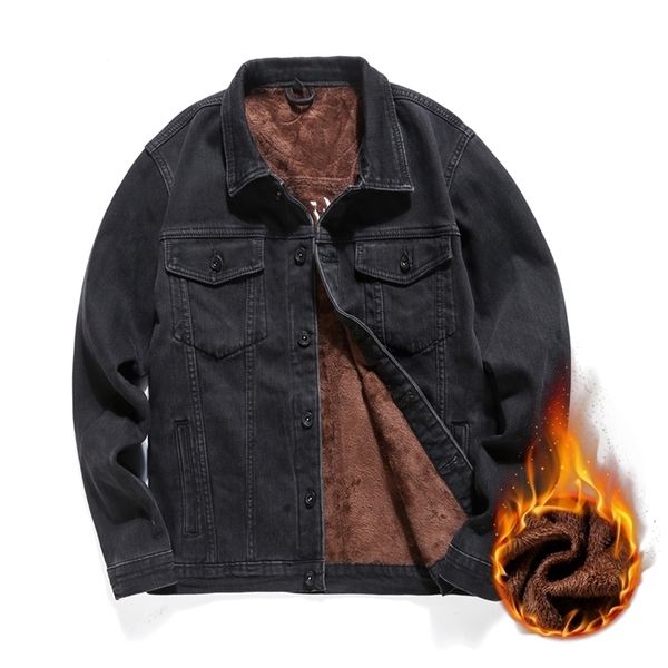 mens jackets winter fleece warm denim jacket vintage black grey fashion embroidered jeans coat male plus size 5xl 6xl 7xl 8xl 220930, Black;brown
mens jackets winter fleece warm denim jacket vintage black grey fashion embroidered jeans coat male plus size 5xl 6xl 7xl 8xl 220930, Black;brown