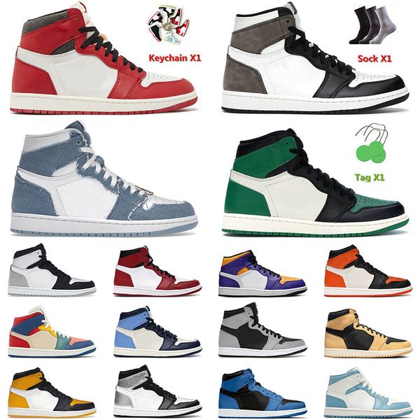 fashion 2022 men basketball shoes 1 1s high lost & found grey fog denim military blue bred patent black white mens women tennis trainers siz
fashion 2022 men basketball shoes 1 1s high lost & found grey fog denim military blue bred patent black white mens women tennis trainers siz
