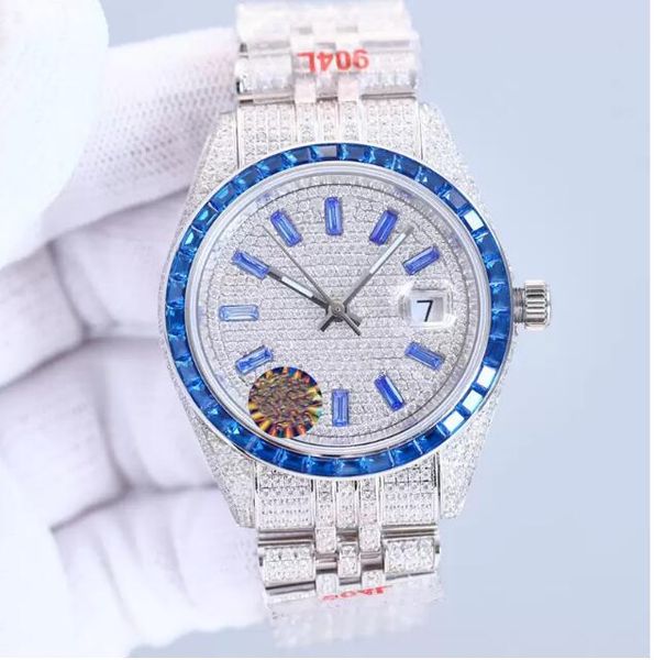 wristwatches set classic diamond mens watch automatic mechanical watch stainls steel strap 41mm high-definition real swaterproof dign sapphi, Slivery;brown
wristwatches set classic diamond mens watch automatic mechanical watch stainls steel strap 41mm high-definition real swaterproof dign sapphi, Slivery;brown