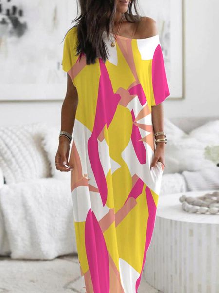 women printing casual party dress summer loose short sleeve pocket slash neck ladies holiday streetwear dropshipping, White
women printing casual party dress summer loose short sleeve pocket slash neck ladies holiday streetwear dropshipping, White